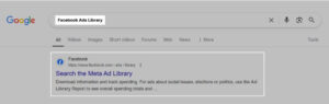 Facebook Ads Library