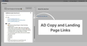 Facebook Ads Library Ad Details