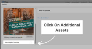 Facebook Ads Library Additional Assets
