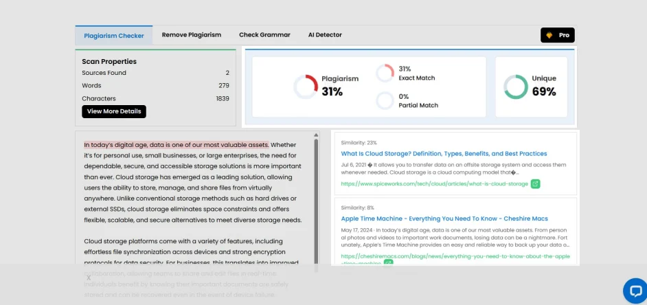 Duplichecker Plagiarism Checker Data