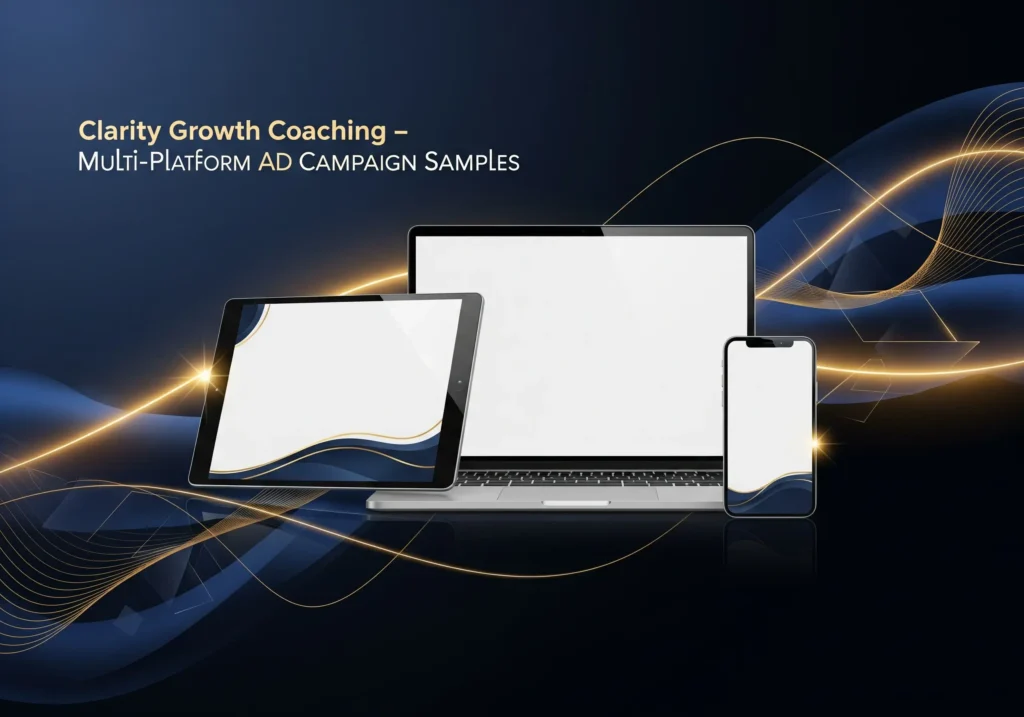 Clarity Growth Coaching – Multi-Platform Ad Campaign Samples